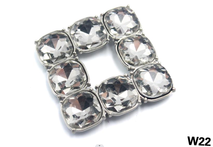 Rhinestone Shoe Buckle