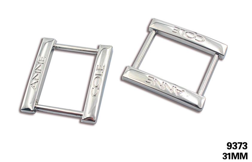 Metal rectangular buckle