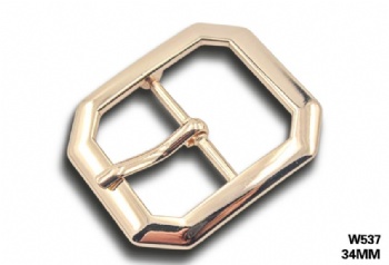 Light gold women shoe pin buckle of metal