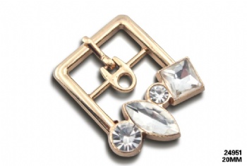 Popular metal rhinestone pin buckle