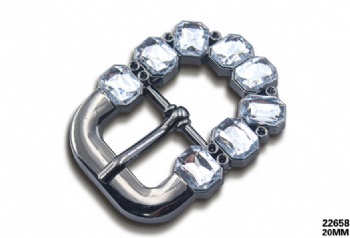 Fashionable rhinestone pin buckle