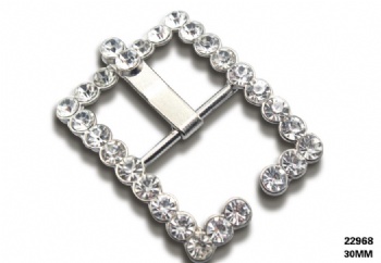 New rhinestone metal shoe buckle accessories