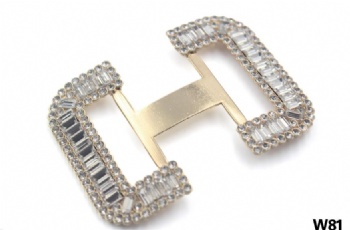 High grade metal rhinestone accessories for women shoes