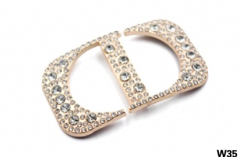 Fashionable high quality rhinestone shoe buckle