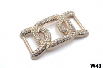 High grade metal rhinestone accessories for women shoes