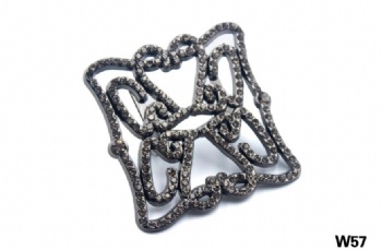 New design women rhinestone shoe buckle