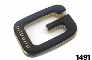 Two piece buckles of metal for women