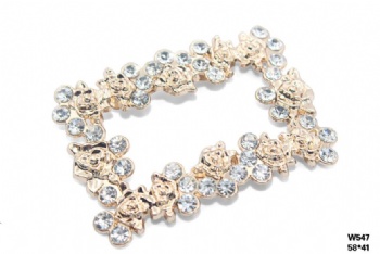 Hot sales metal rhinestone accessories