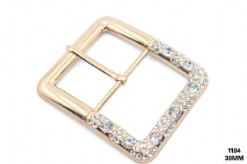 High quality pin buckle glass shoe accessories