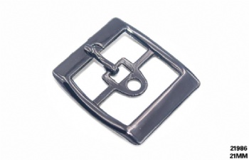 Gun metal pin buckle accessories for women shoes