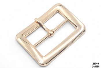 Light gold women shoe pin buckle of metal