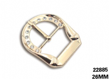 Fashion metal rhinestone pin buckle