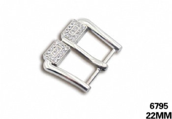 Hot selling zinc alloy material rhinestone shoe buckle accessories