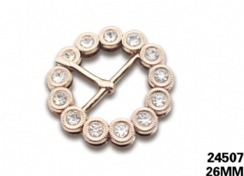 Fashionable high quality metal rhinestone pin buckle