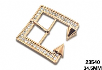 Fashion metal rhinestone pin buckle