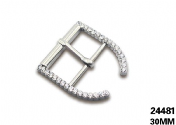 Fashionable high quality metal rhinestone pin buckle