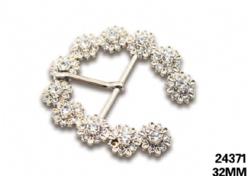 Popular metal rhinestone pin buckle