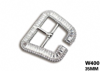 Hot selling zinc alloy material rhinestone shoe buckle accessories