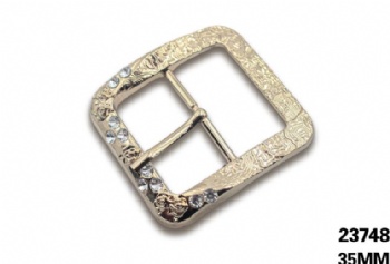 Designer high quality rhinestone glass pin buckle