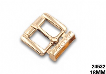 Light gold women shoe pin buckle of metal