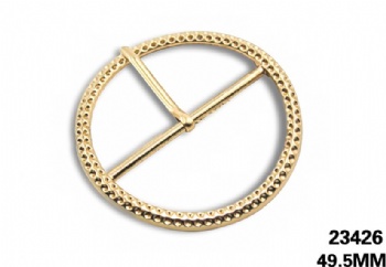 Light gold women shoe pin buckle of metal