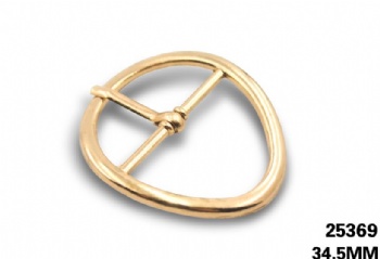 Light gold women shoe pin buckle of metal