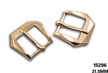 Light gold metal single buckle