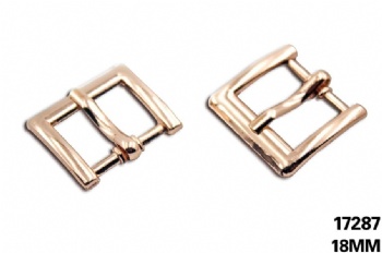 Light gold metal single buckle