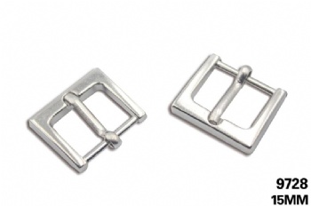 Zinc alloy single pin buckle