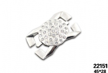 Factory direct metal rhinestone clip accessories