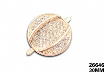 High quality rhinestone metal clip accessories