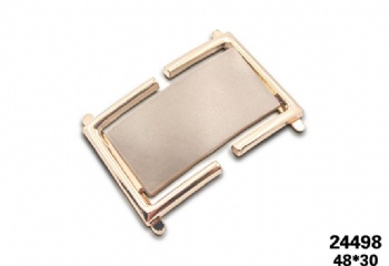 Designer metal clip decorate buckle