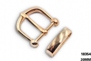 Hot selling zinc alloy pin buckle set