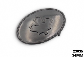 Metal adjustable belt buckle