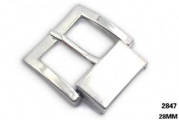 Metal adjustable belt buckle