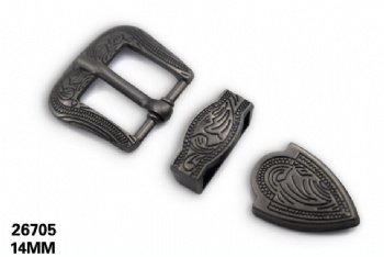 Designer metal belt buckle