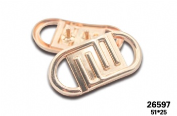 Classic metal shoe buckle accessories