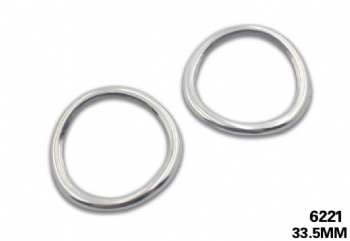 Nickel free metal circle buckle accessories