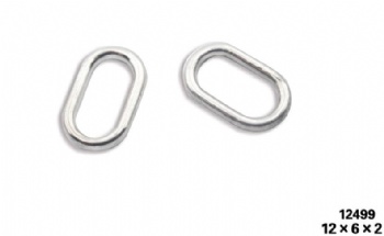 Nickel free metal oval buckle accessories