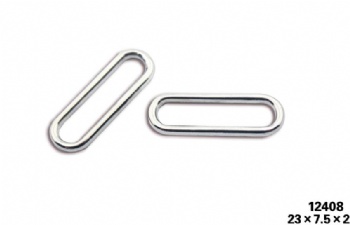 Nickel free metal oval buckle accessories