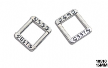 Nickel free metal rectangular buckle accessories