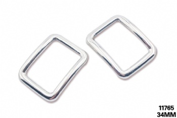 New metal rectangular buckle shoe accessories