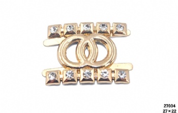 High quality light gold metal clip accessories